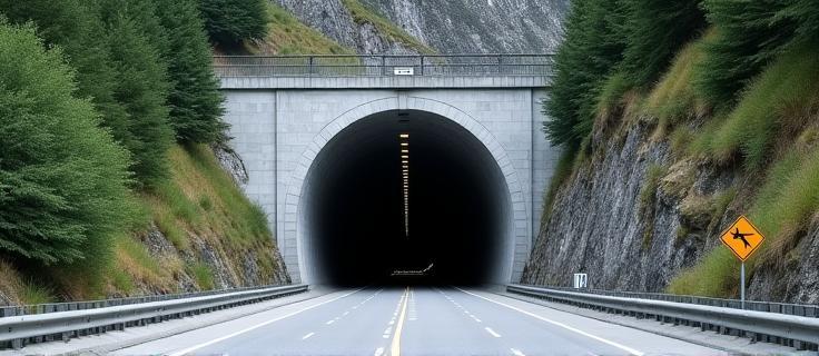 Eingang zum Gotthardtunnel